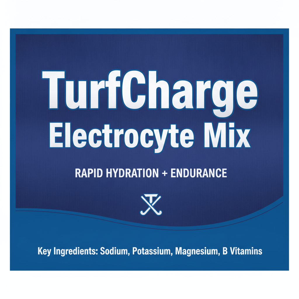 TurfCharge Electrolyte Mix — label detail